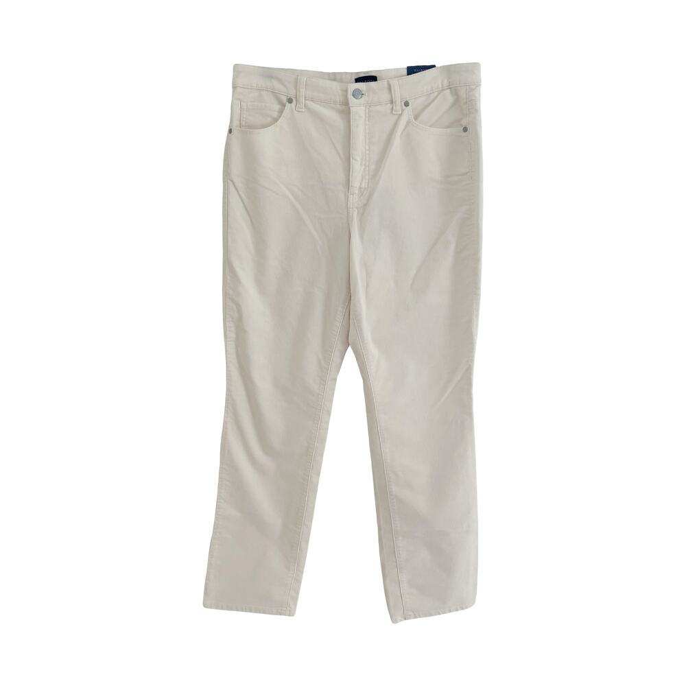 NWT Talbots Corduroy Straight Leg Pants Sz 12 Petite 
